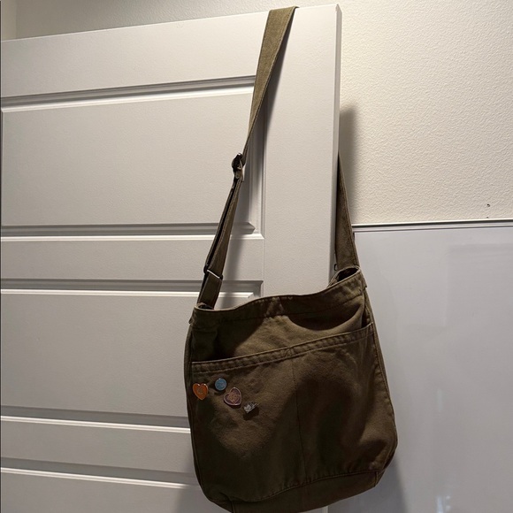 Olive Green Shoulder Bag - Picture 1 of 3